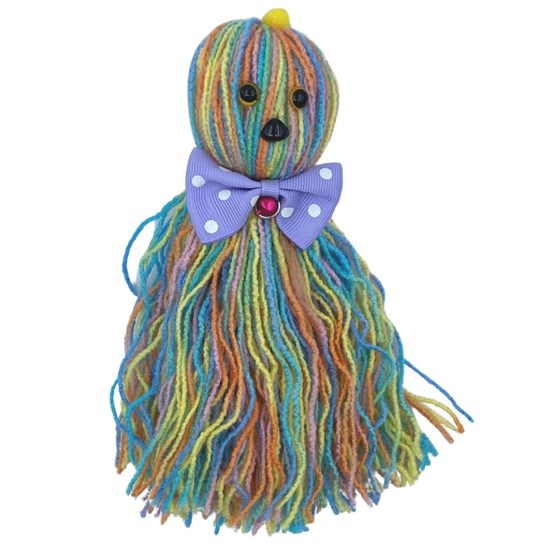 Octopus Shaped Cat Toy with Bell, String & Colorful Tassels (5563) #5