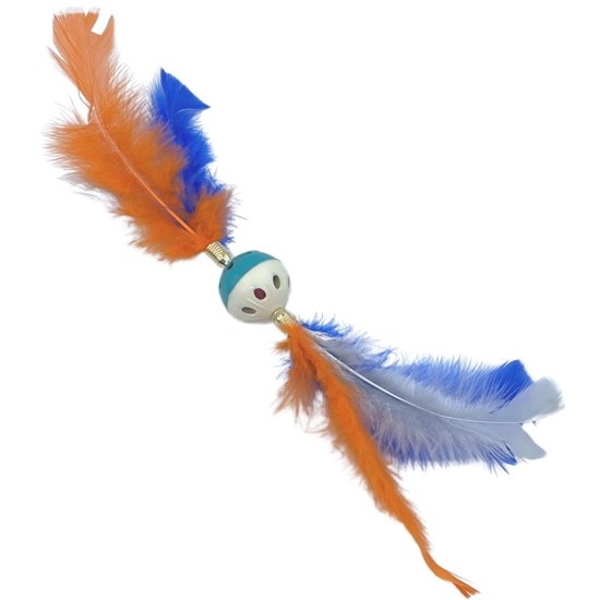 Fluffy Tassel Cat Toy Colorful Cute Pet Toy (5563)