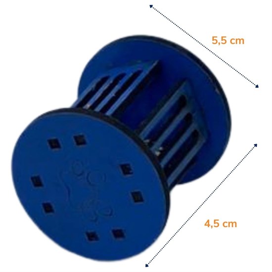 Mini Cylinder Colorful Durable Paw Print Cat Toy (5563) #5