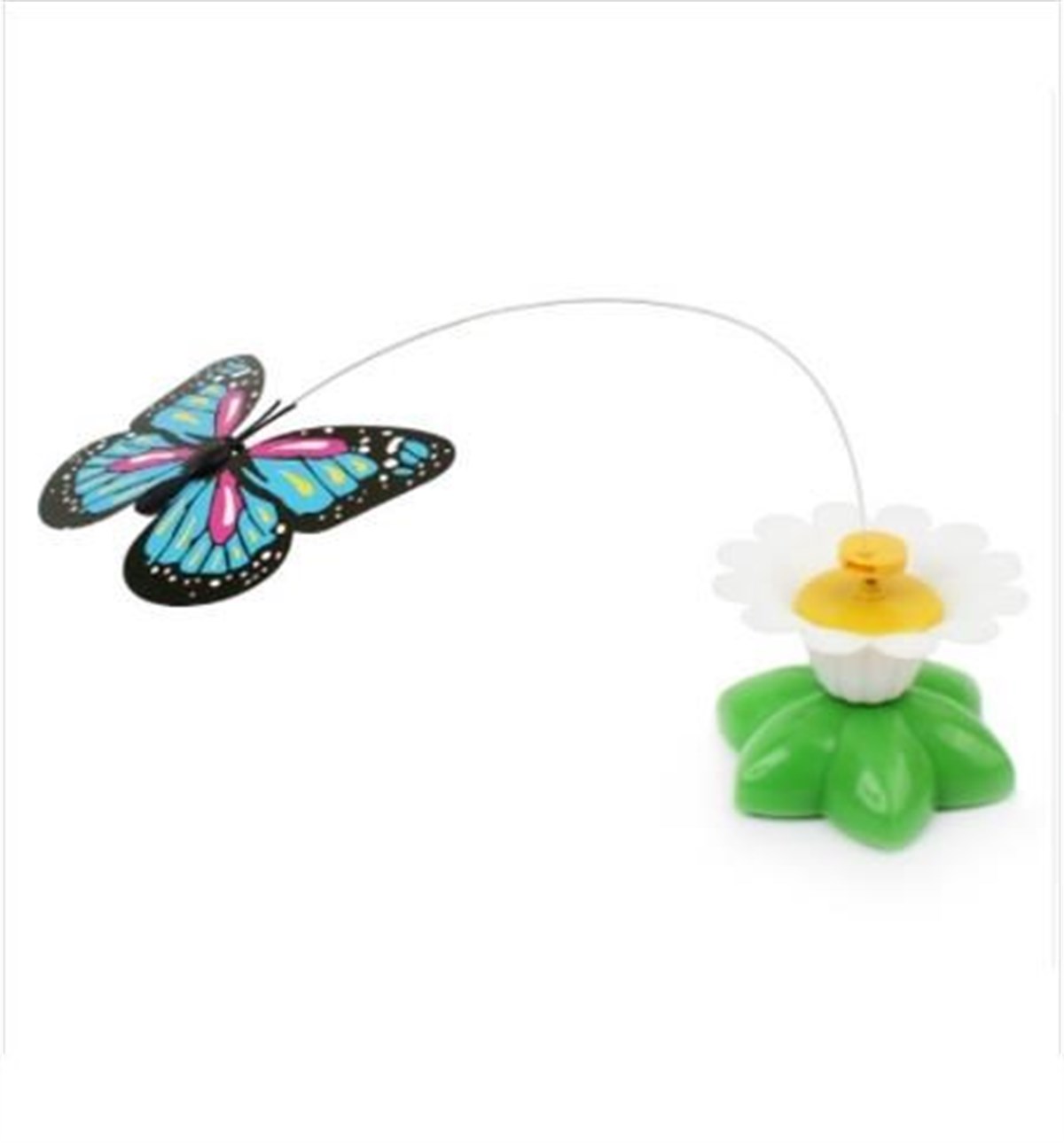 Hareketli Dönen Kelebek - Kedi Oyuncağı ( Pille Çalışır) (5563) #2
