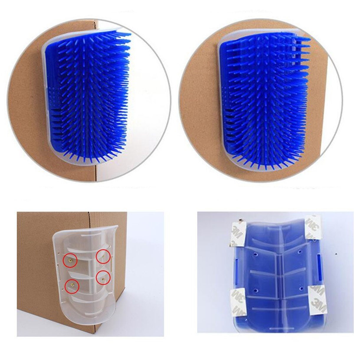 Pratik Kedi Tüyü Kaşıma Ve Tarama Aparatı Duvara Monte Kaşıma Aleti (5563) #4