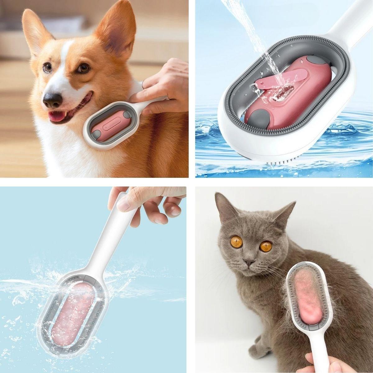 Pet Grooming Brush with Water Tank and Spray Function (5563) #5