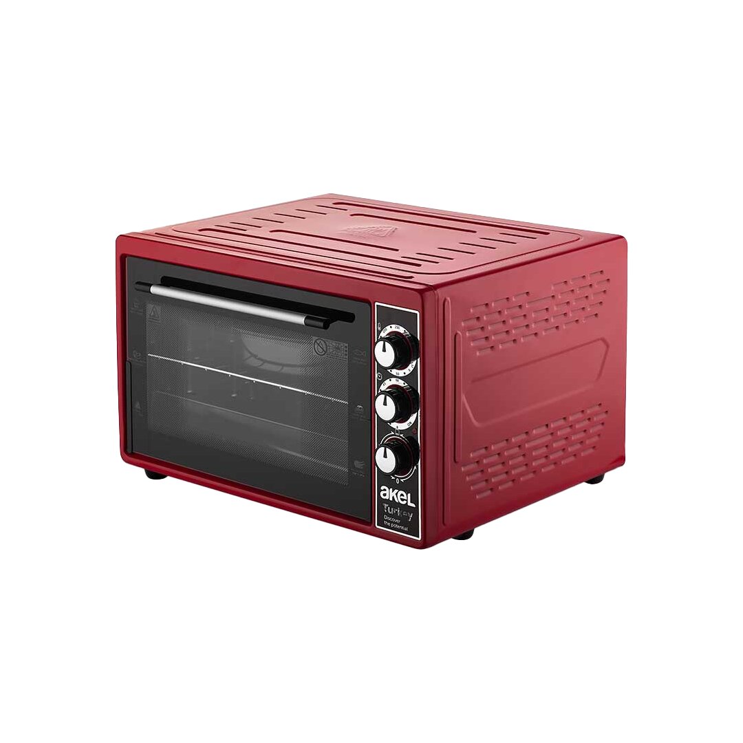 MIDI Backofen Quadratisch 38L Einstellbarer Thermostat 50–320°C - Timer 0-90 Min Klingel 3-Stufen Geschwindigkeit Emaille Tablett (5563) #4