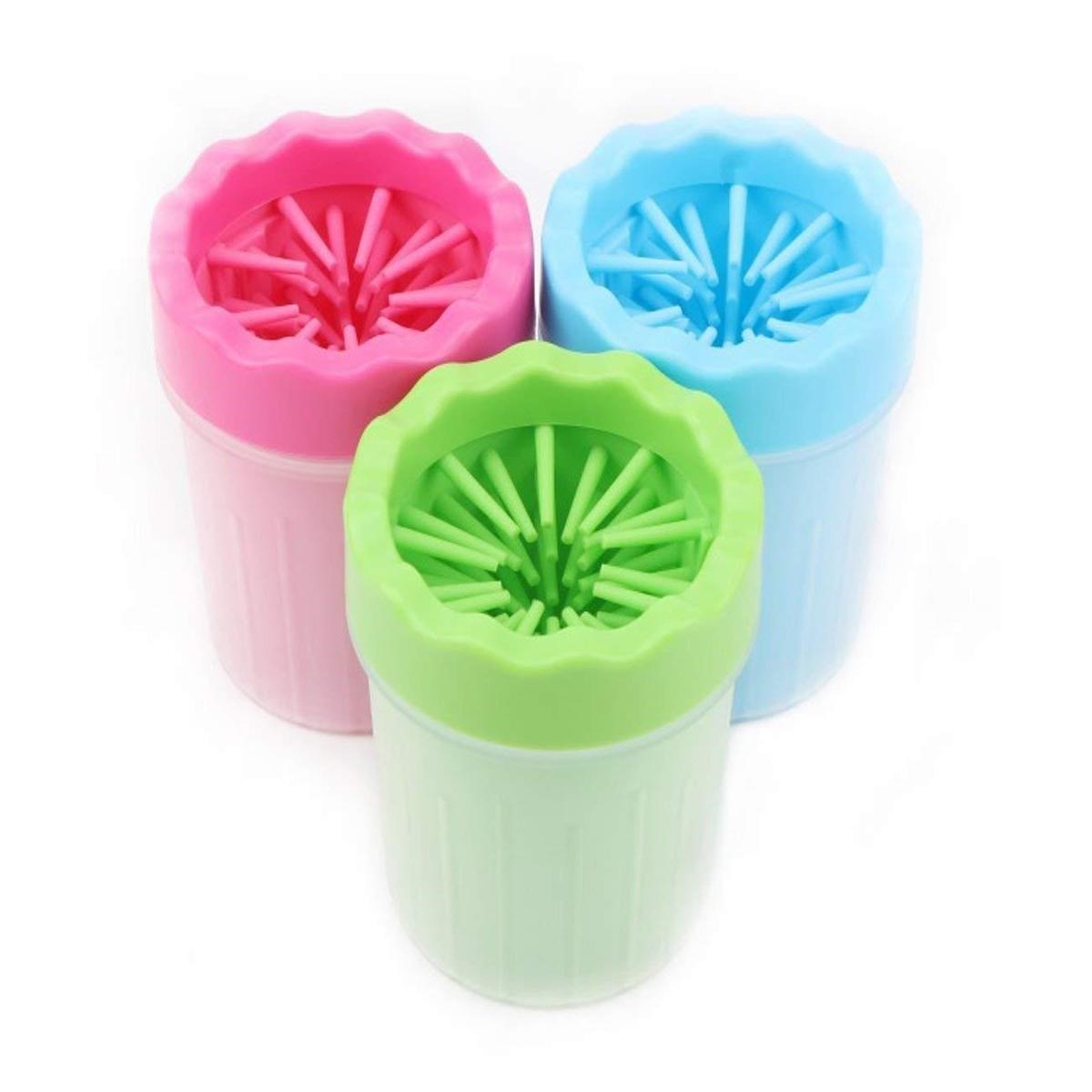 Silikon-Gel Katzenhund Pfotenwäscher Reinigungseimer (Klein) (5563) #2