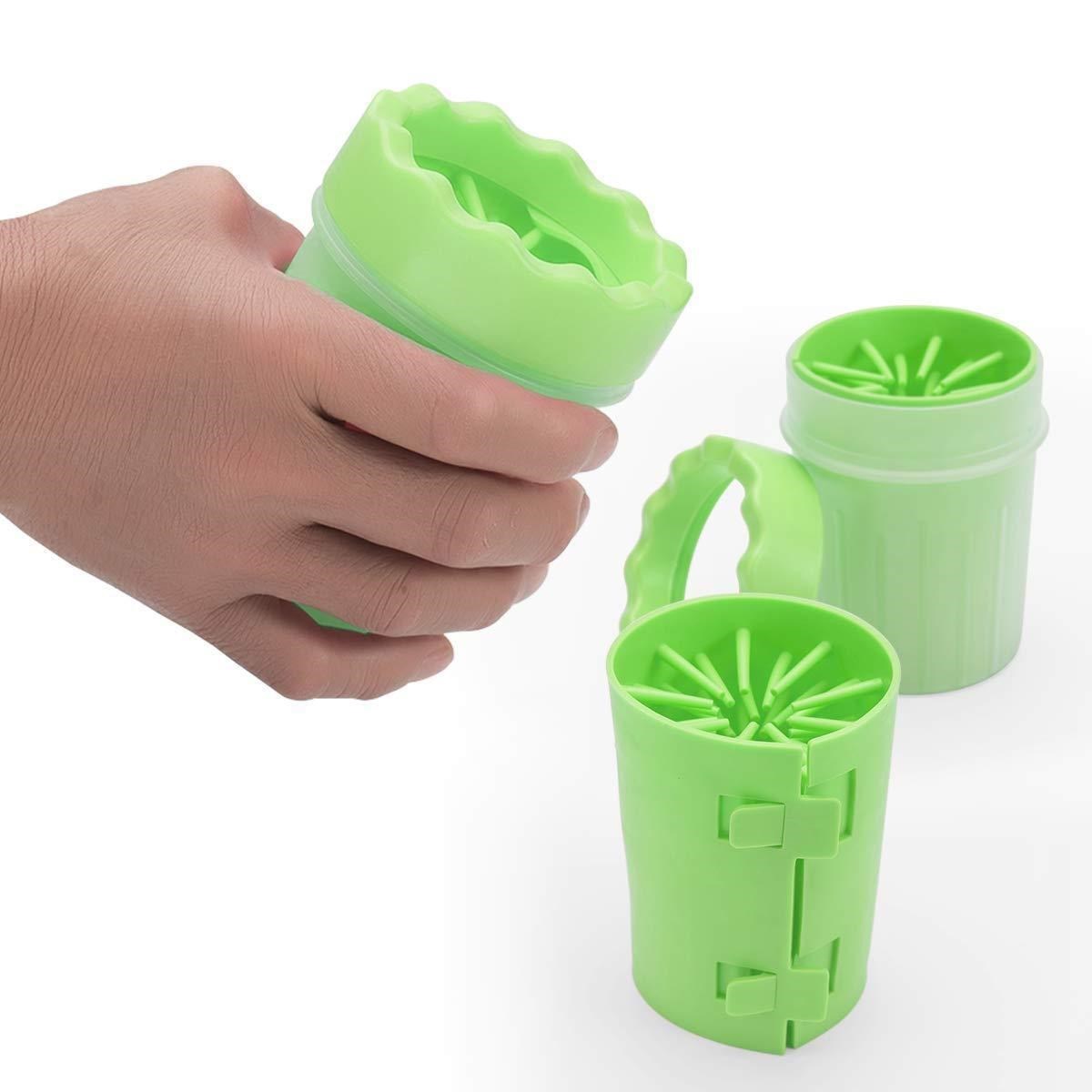 Silikon-Gel Katzenhund Pfotenwäscher Reinigungseimer (Klein) (5563) #5