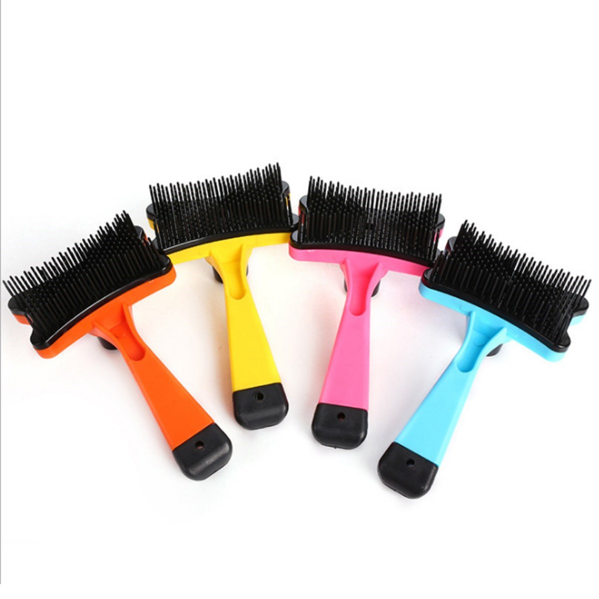 Automatische Haustierkamm Katze Hund Fellentferner Druckknopf (5563) #3