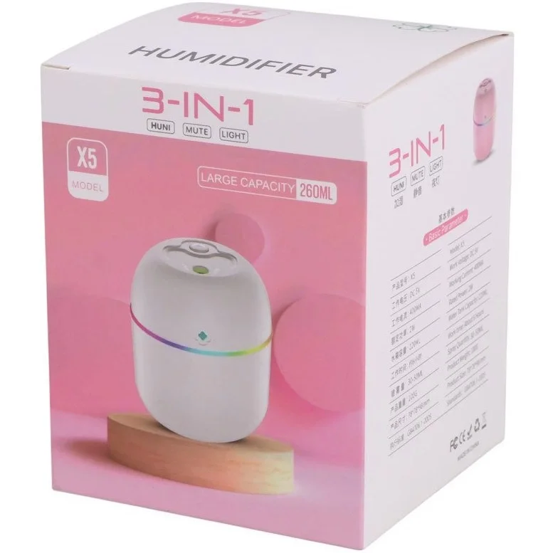 H2O Mini 3-in-1 Ultrasonic Humidifier & Aroma Diffuser 220ml #4
