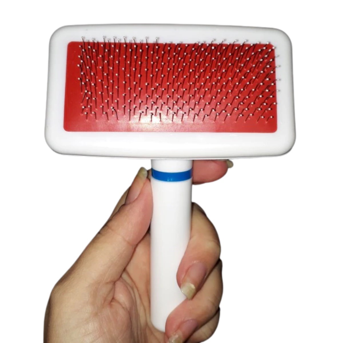 Edelstahl Haustier Katzen Hunde Fellbürste Kamm Leicht zu reinigen (5563) #5