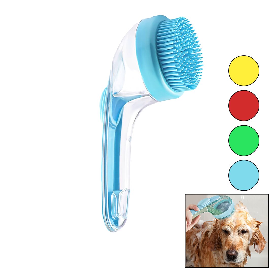 KEDİ - KÖPEK - EVCİL HAYVAN YIKAMAFIRÇASI SİLİKON ŞAMPUAN HA