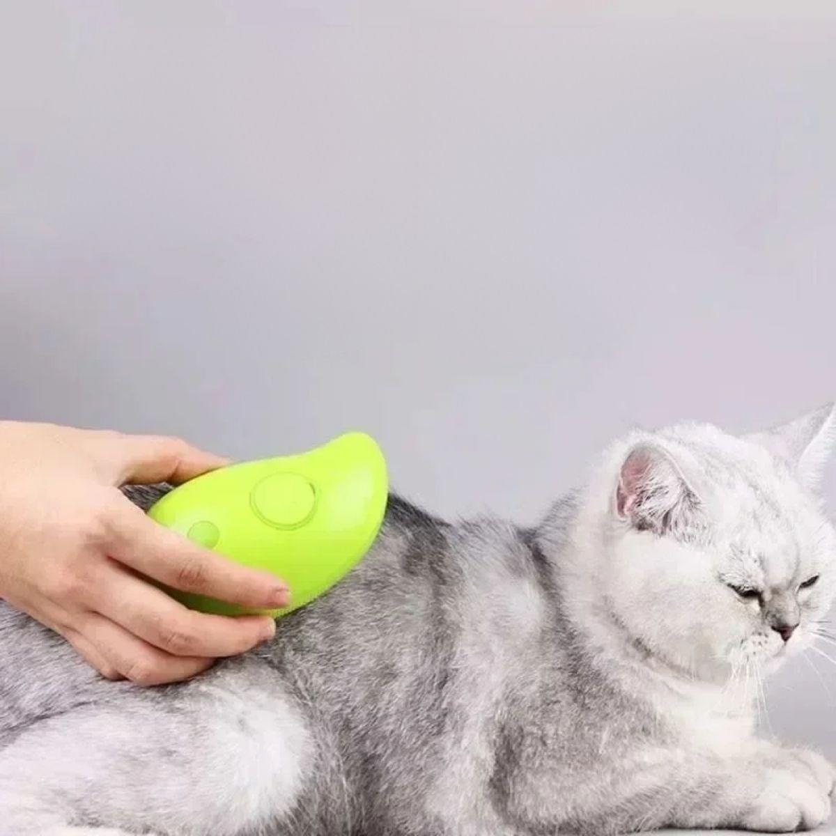 Buharlı Yumuşak Silikon Uçlu Kedi &amp;amp; Köpek Tüy Tarama Tarağı Yıkama Fırçası (5563) #5