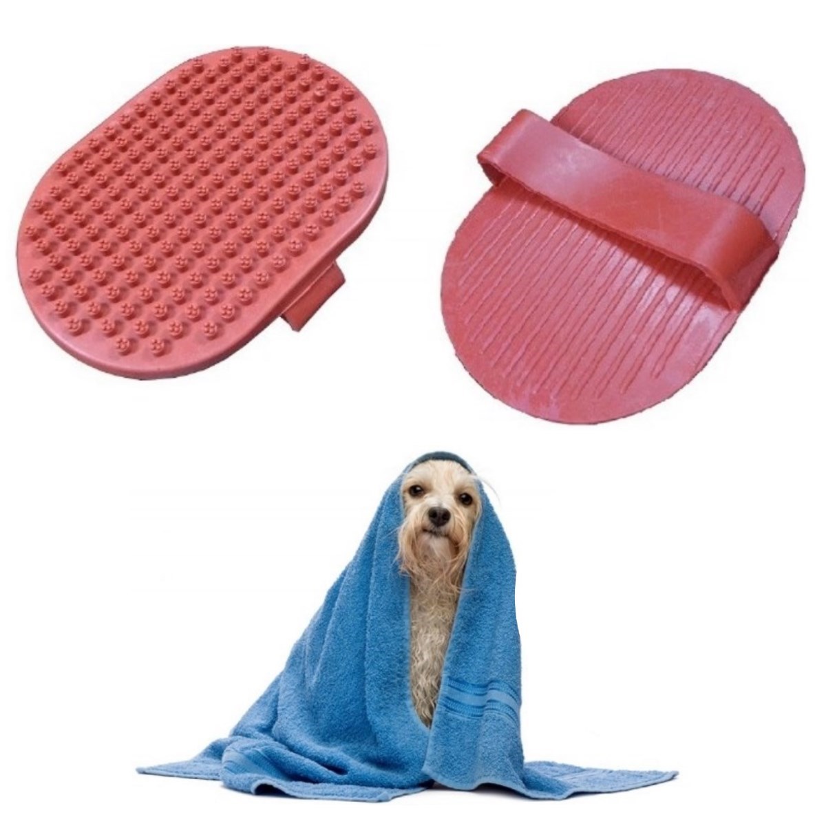 Ergonomik Masajlı Evcil Hayvan Kedi Köpek Yıkama Fırçası Apa