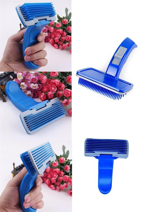 Selbstreinigender Katzenhunde-Fellpflege-Kamm Haarentferner (5563) #4