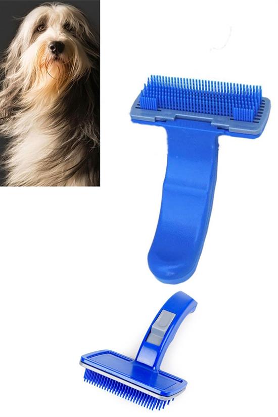 Selbstreinigender Katzenhunde-Fellpflege-Kamm Haarentferner (5563) #5