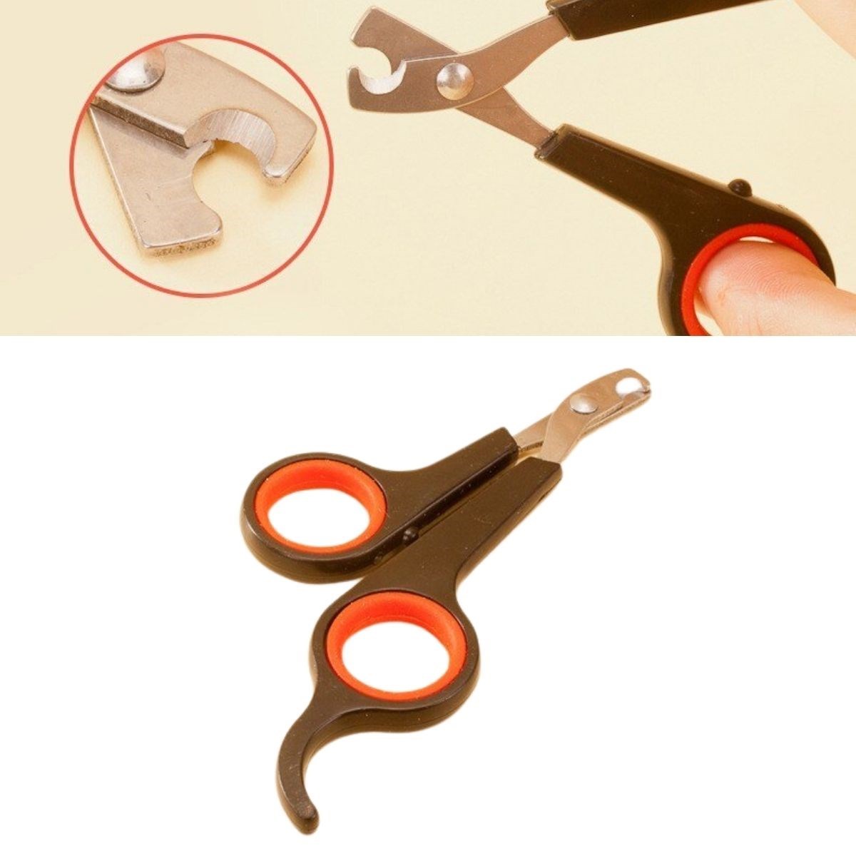 Small Steel-Tip Pet Nail Clippers for Cats & Dogs - Ergonomic (5563) #2