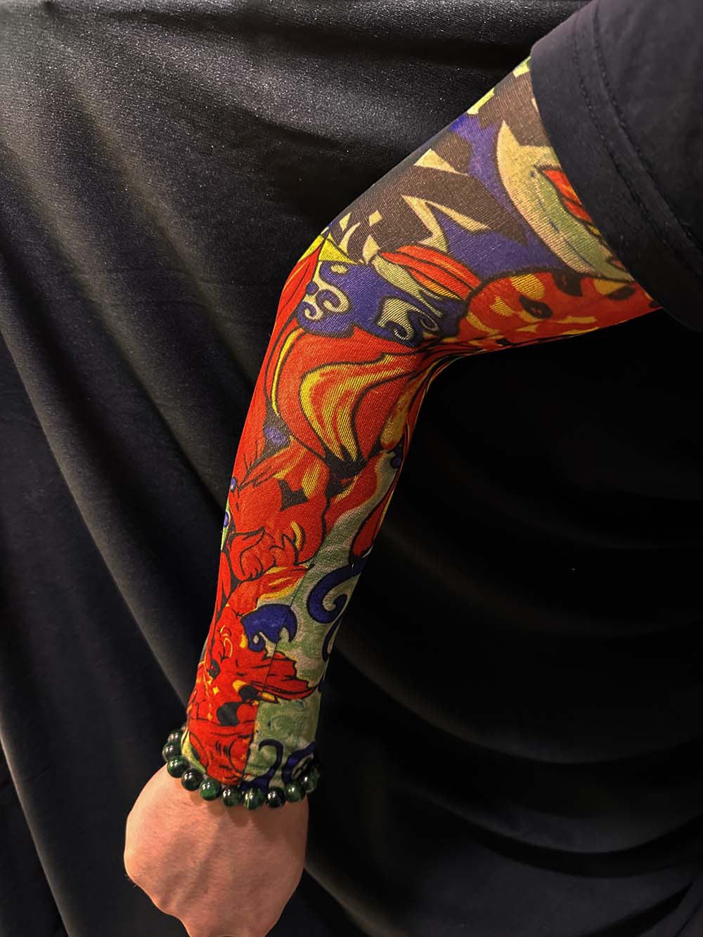 Çorap Dövme Giyilebilir Kol Bacak Dövmesi Likralı 2 Adet Model 4 (5563) #2