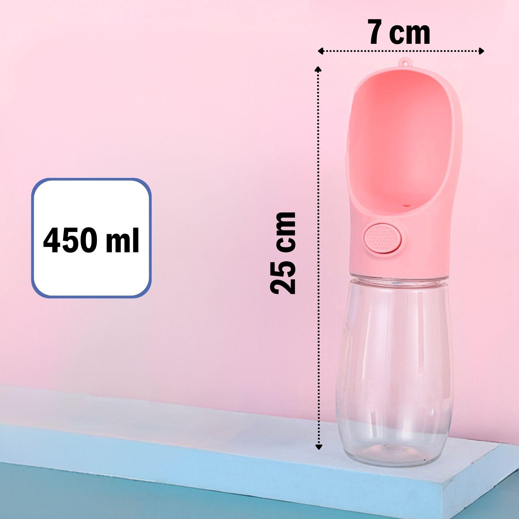 450 ml Taşınabilir Butonlu Evcil Hayvan Suluğu (5563) #4