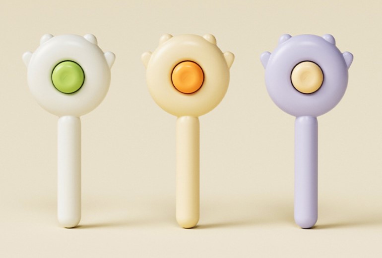 Pati Tasarımlı Otomatik Temizlenen Evcil Hayvan Fırçası (5563) #2