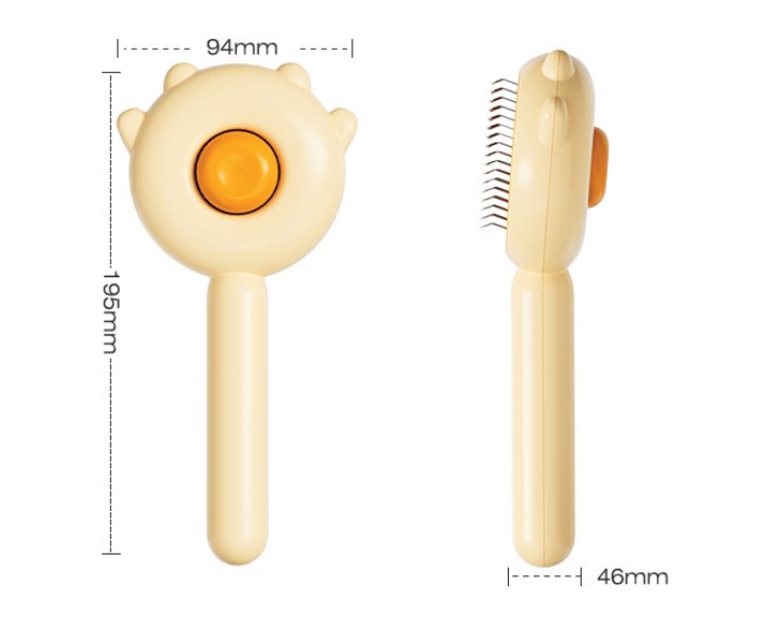 Pati Tasarımlı Otomatik Temizlenen Evcil Hayvan Fırçası (5563) #5