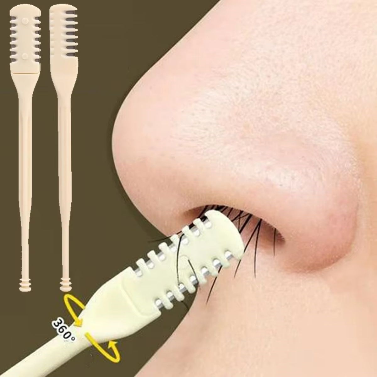 2-in-1 Nose Hair Trimmer & Ear Cleaner Set, 2 Pieces (5563) #3