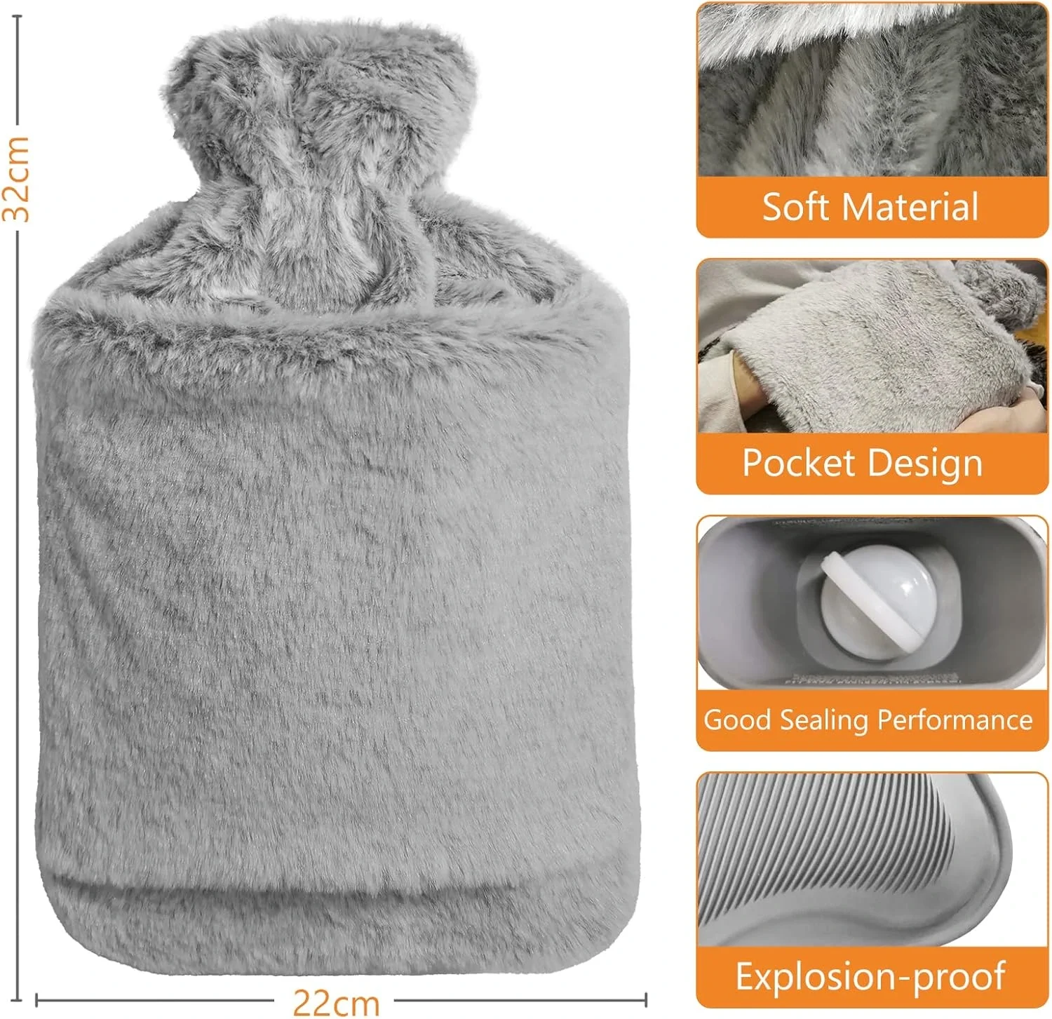 Rubby Sıcak Su Torbaları Peluşlu (5563)