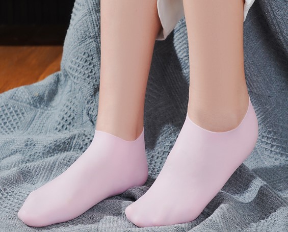 Silikon Nemlendirici Çorap Ayak Bakım Çorabı (5563) #4