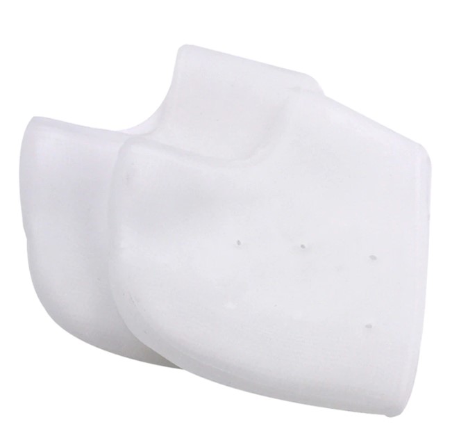 Silikon Topuk Çorabı Beyaz Renk (5563) #2