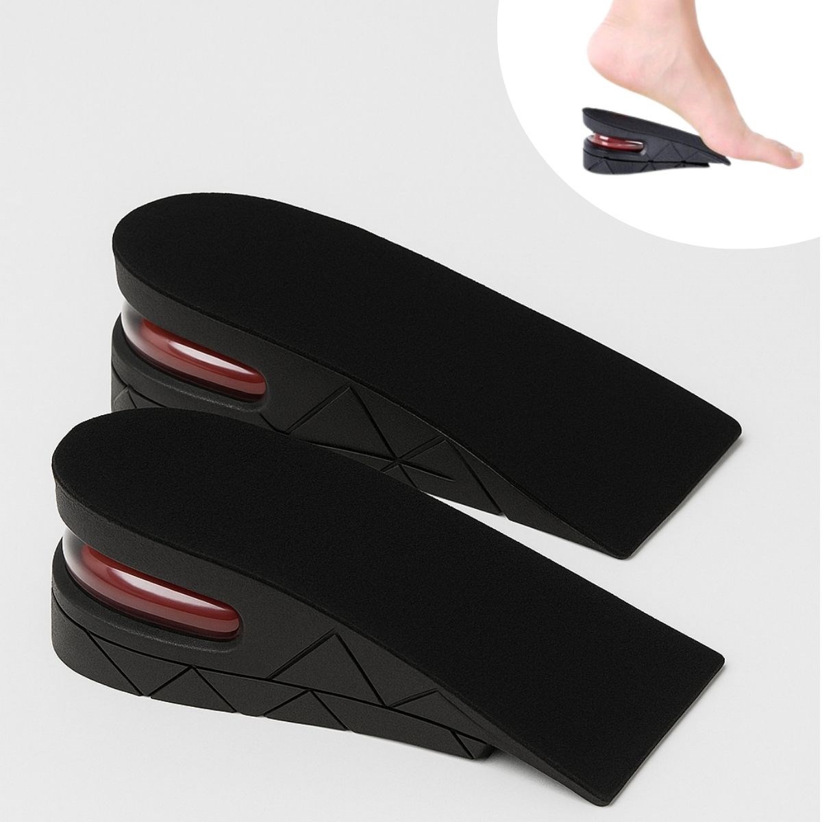 5 cm Boy Uzatıcı Silikon Ortopedik Topuk Tabanlık – Yüksek K