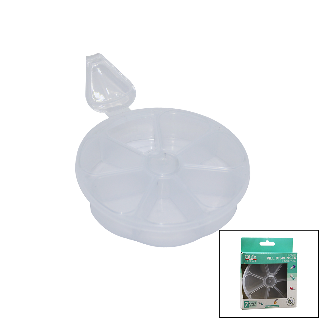 7 BÖLMELİ PLASTİK İLAÇ KUTUSU (5563)