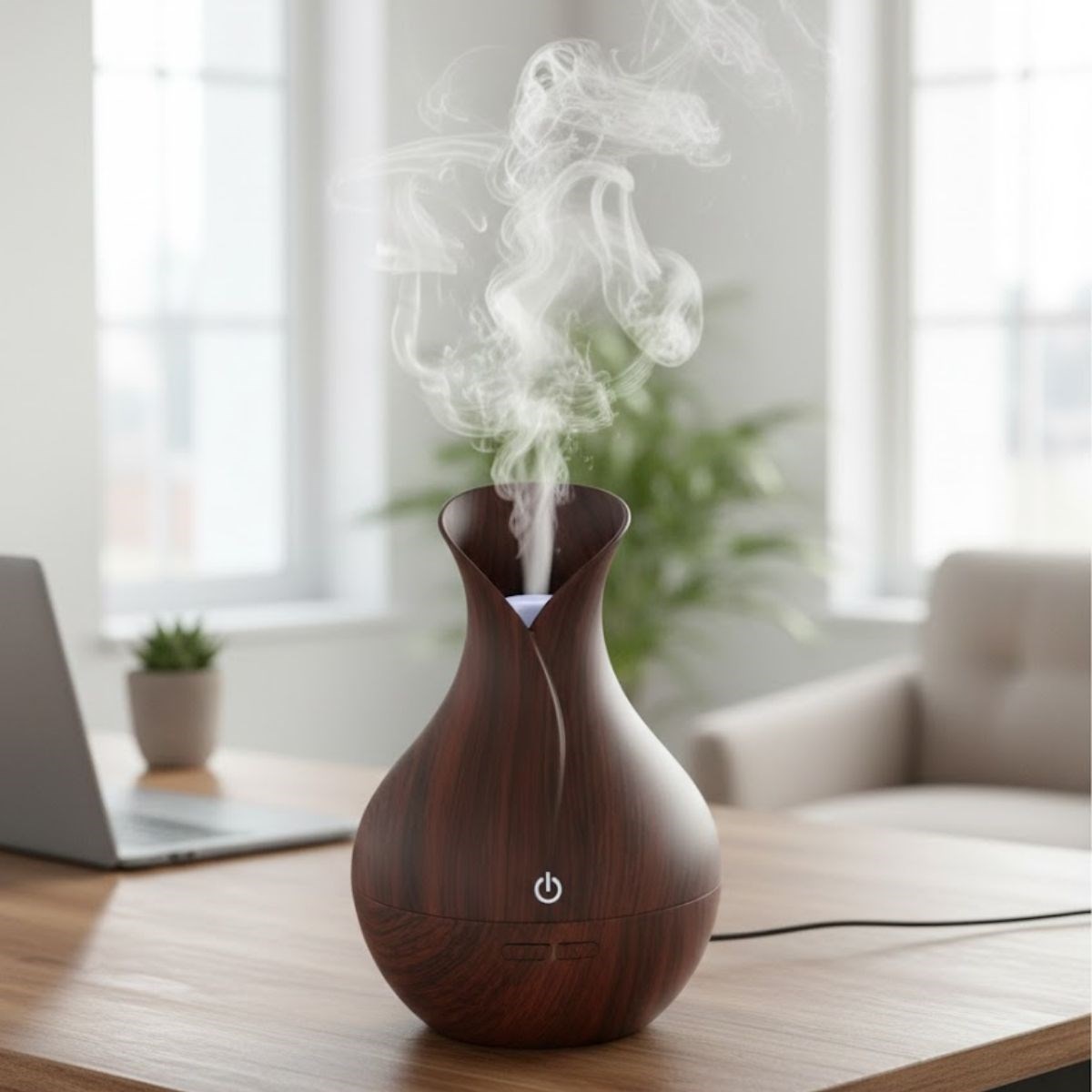 Damla Model Akasya Renk Hava Nemlendirici – Ultrasonik Soğuk