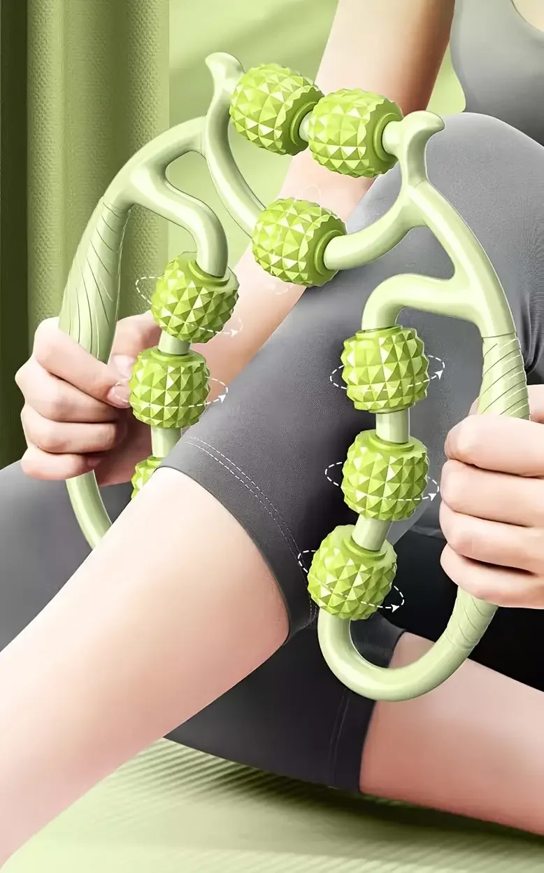 9 Tekerlekli Boyun Bacak Ayak Bel Masaj Aleti Çok Fonksiyonlu Manuel (5563) #2