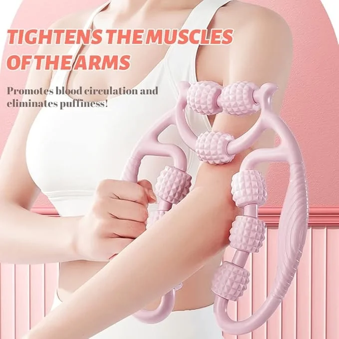 9 Tekerlekli Boyun Bacak Ayak Bel Masaj Aleti Çok Fonksiyonlu Manuel (5563) #4