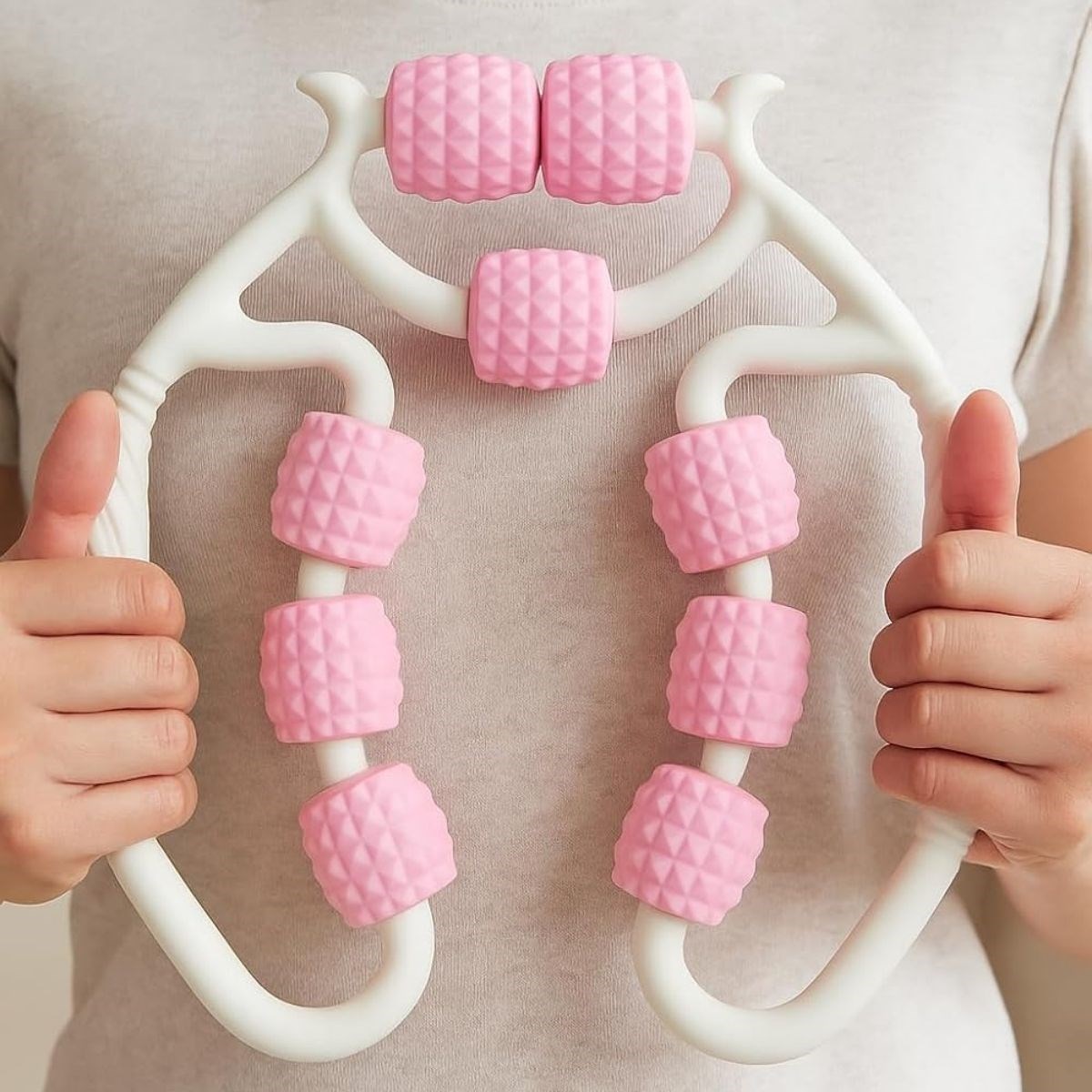 9 Tekerlekli Lenfatik Masaj Roller – Selülit Giderici, Cilt Sıkılaştırıcı, Bacak Kol Sırt Masaj Aleti (5563) #3