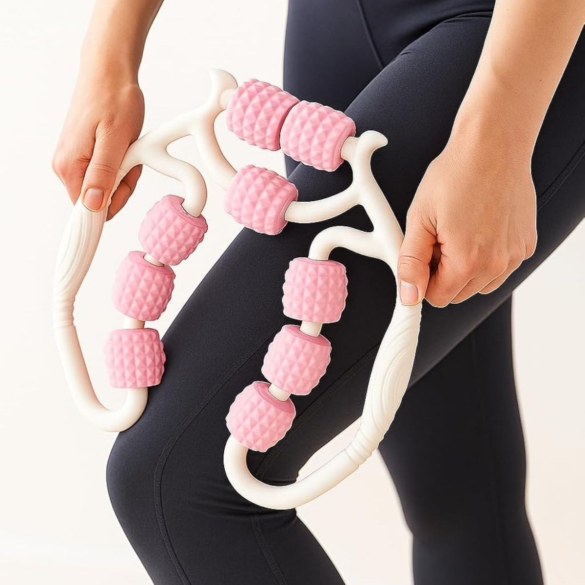 9 Tekerlekli Lenfatik Masaj Roller – Selülit Giderici, Cilt Sıkılaştırıcı, Bacak Kol Sırt Masaj Aleti (5563) #4