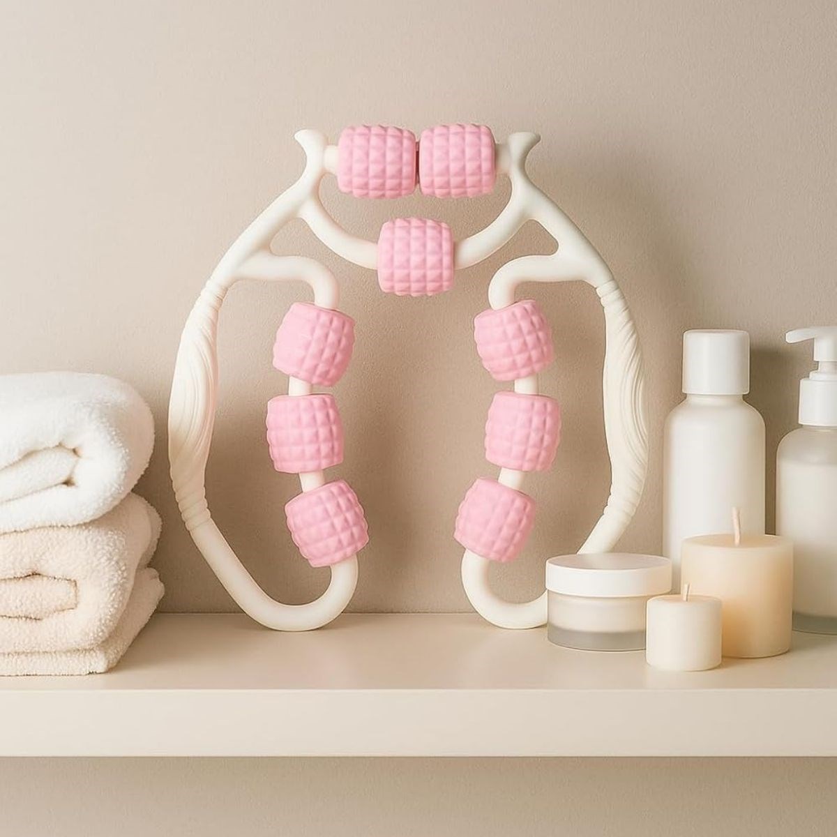 9 Tekerlekli Lenfatik Masaj Roller – Selülit Giderici, Cilt Sıkılaştırıcı, Bacak Kol Sırt Masaj Aleti (5563) #5