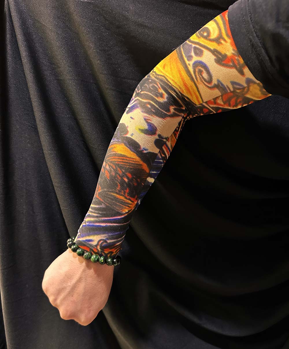 Çorap Dövme Giyilebilir Kol Bacak Dövmesi Likralı 2 Adet Mod