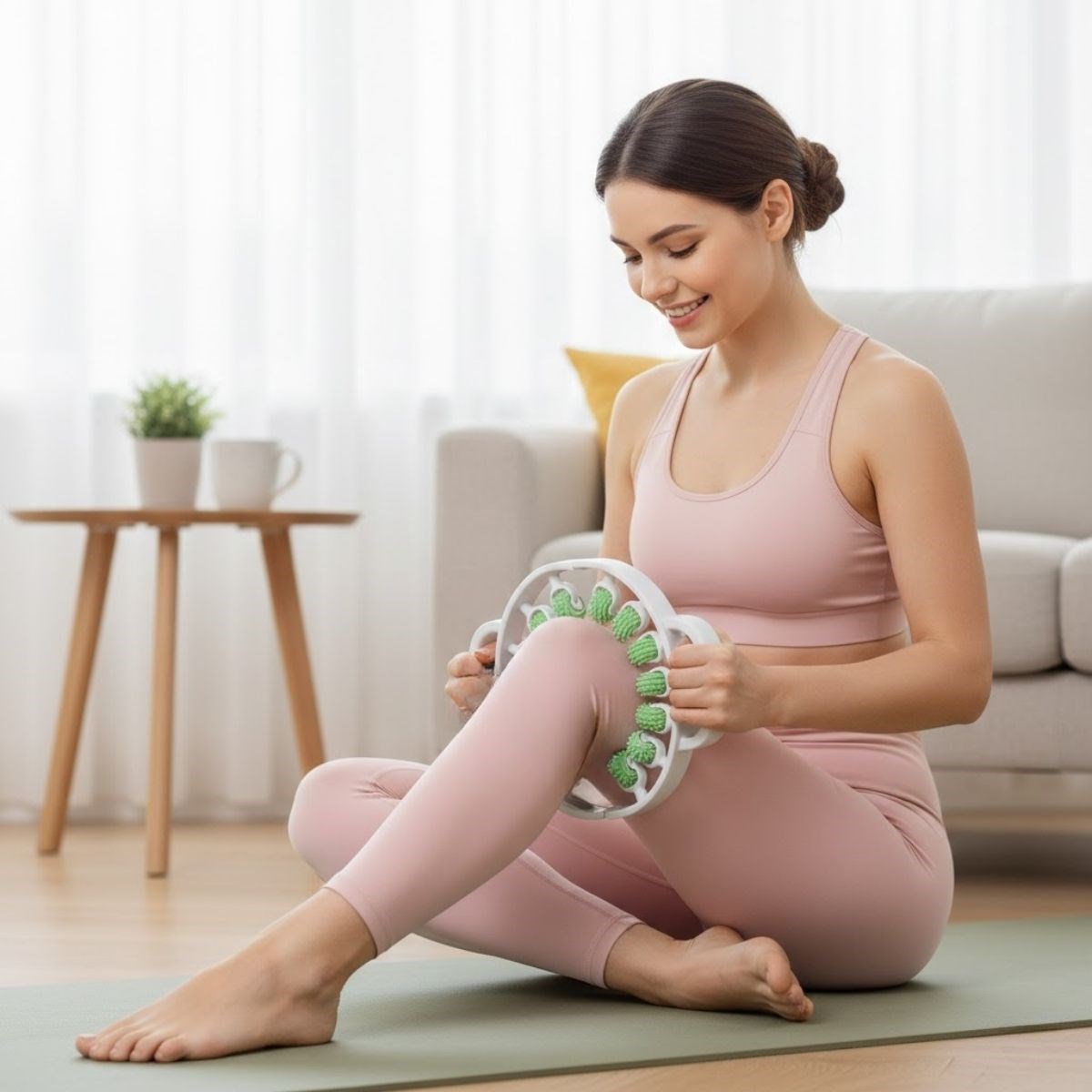 12-Rollen Verstellbares Massagegerät für Beine, Rücken und Arme – 360° #2