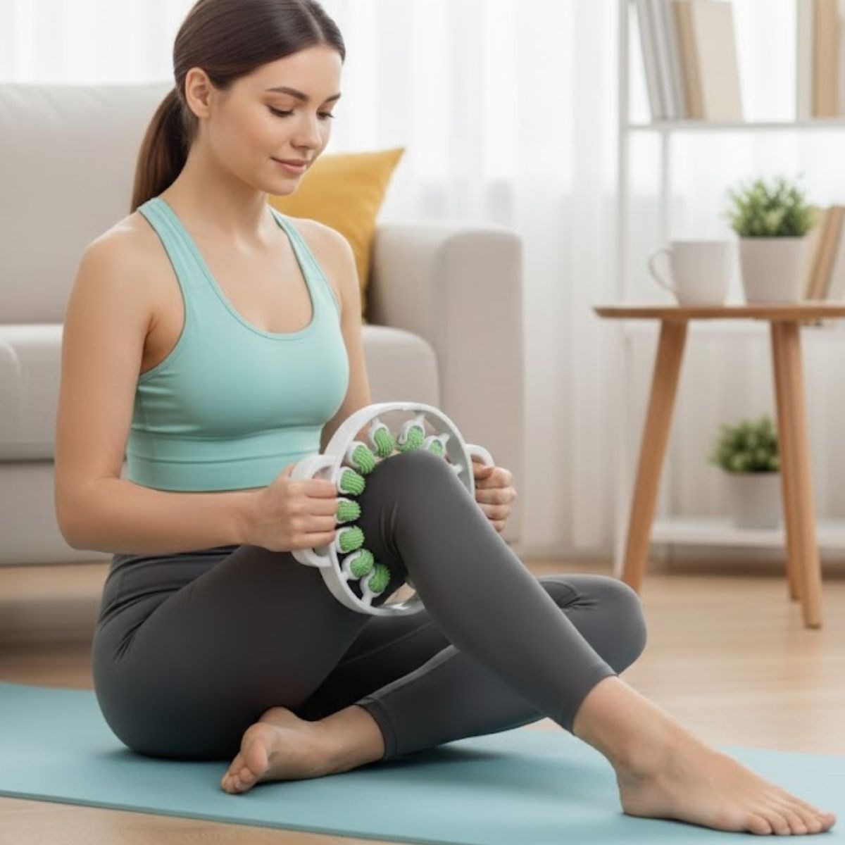 12-Rollen Verstellbares Massagegerät für Beine, Rücken und Arme – 360° #3