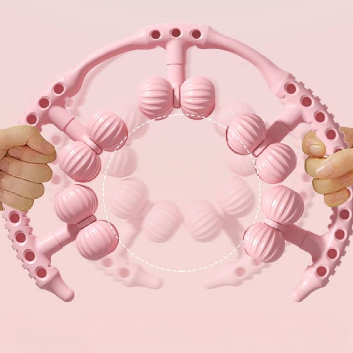 20-Rollen verstellbarer Bein- und Armmassagegerät – 360° Tiefengewebe-Massagerolle #4