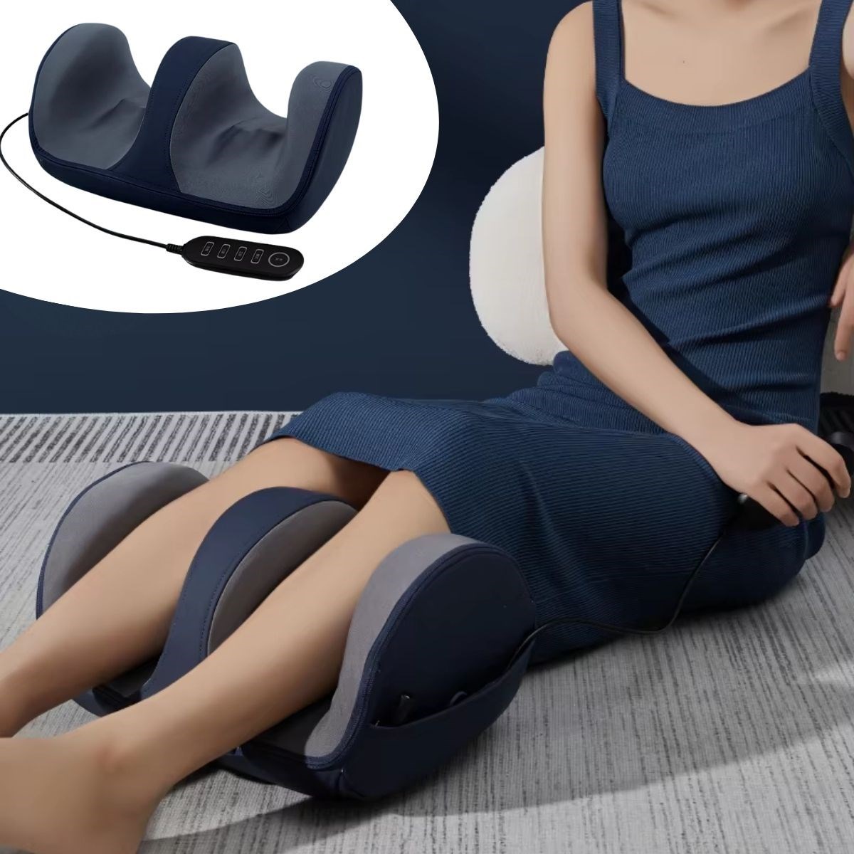 Ayak,Baldır ve Bilekler İçin Rahatlatıcı Kumandalı Masaj Ale