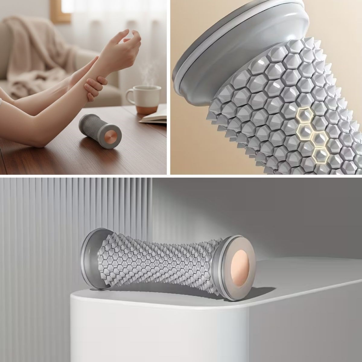 Ayak, El ve Bilekler İçin Yuvarlamalı Masaj Aleti – Manuel Refleksoloji ve Kas Rahatlatıcı Masaj Aparatı (5563) #3