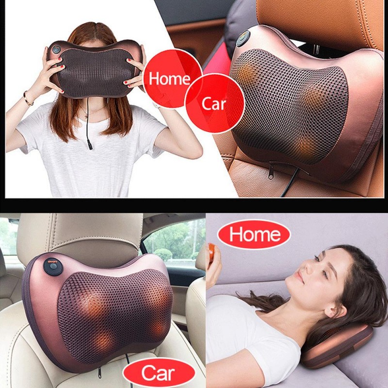 Car Home Ovmalı Masaj Yastığı, Araç Boyun Masaj Aleti (5563) #2
