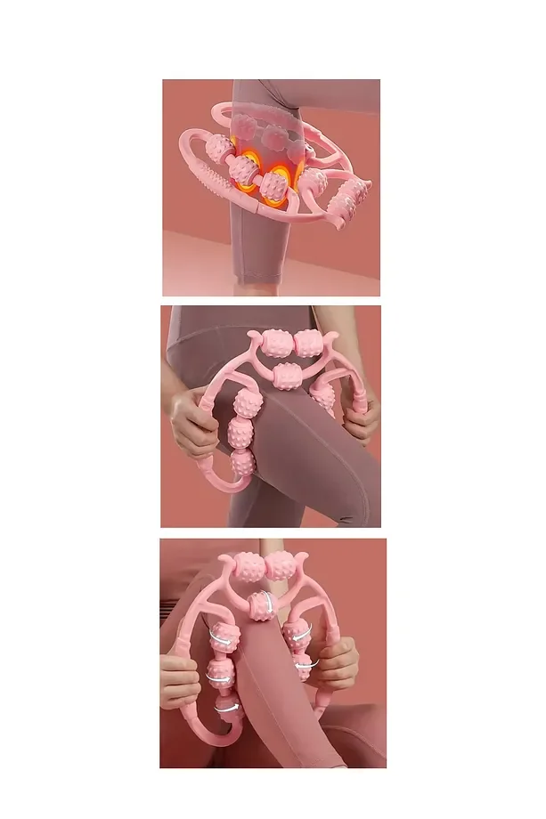 9 Tekerlekli Yoga Fitness Silindiri (Roller) (5563) #2