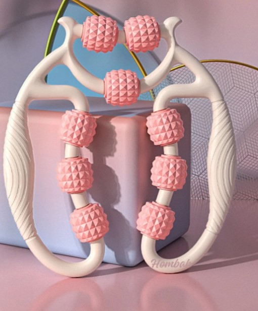 Selülit Masaj Aleti 9 Tekerlekli Lenf Drenaj Rulosu (5563)