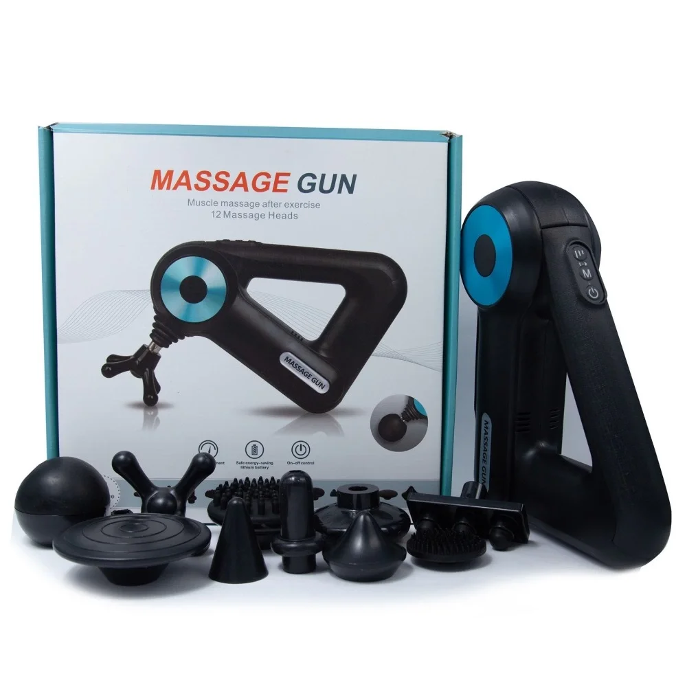 12 Başlıklı Profesyonel Masaj Tabancası Çok Fonksiyonlu (5563) #3