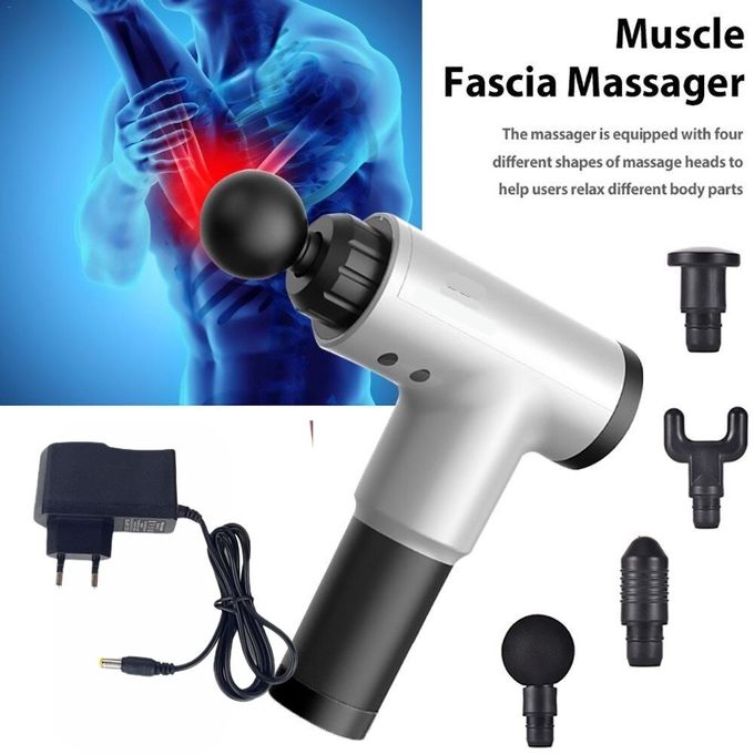 Muskelentspannungspistole mit 4 Massageköpfen, aufladbar (5563) #4