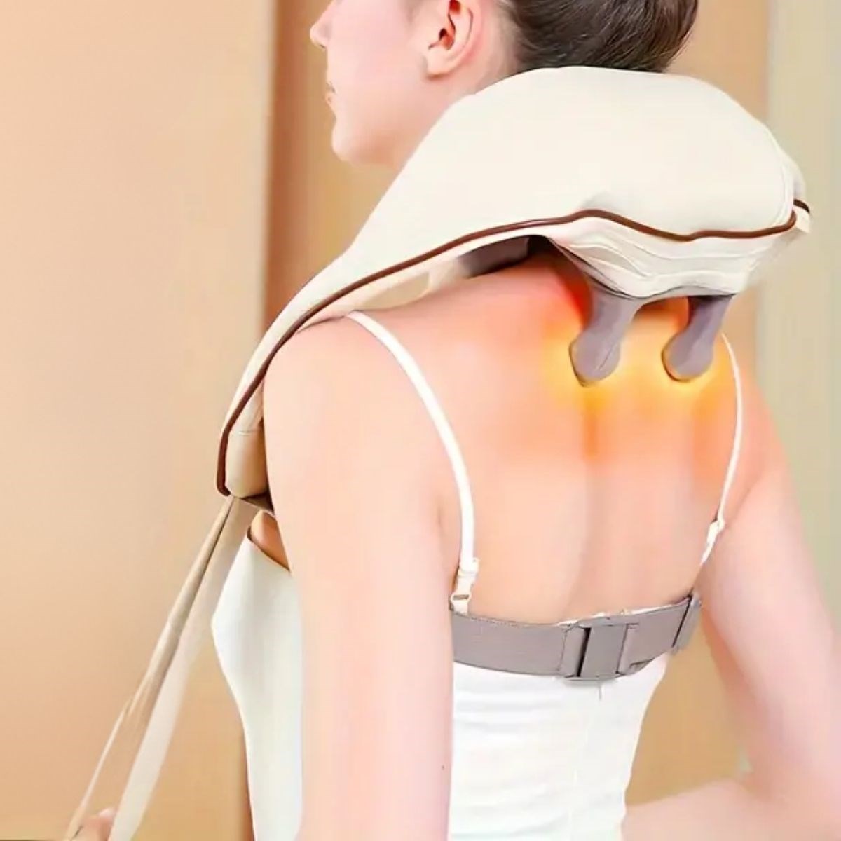 Elektrisches Nacken- und Rückenmassagegerät Kabelloses Nacken- und Schultermassagekissen (5563) #2
