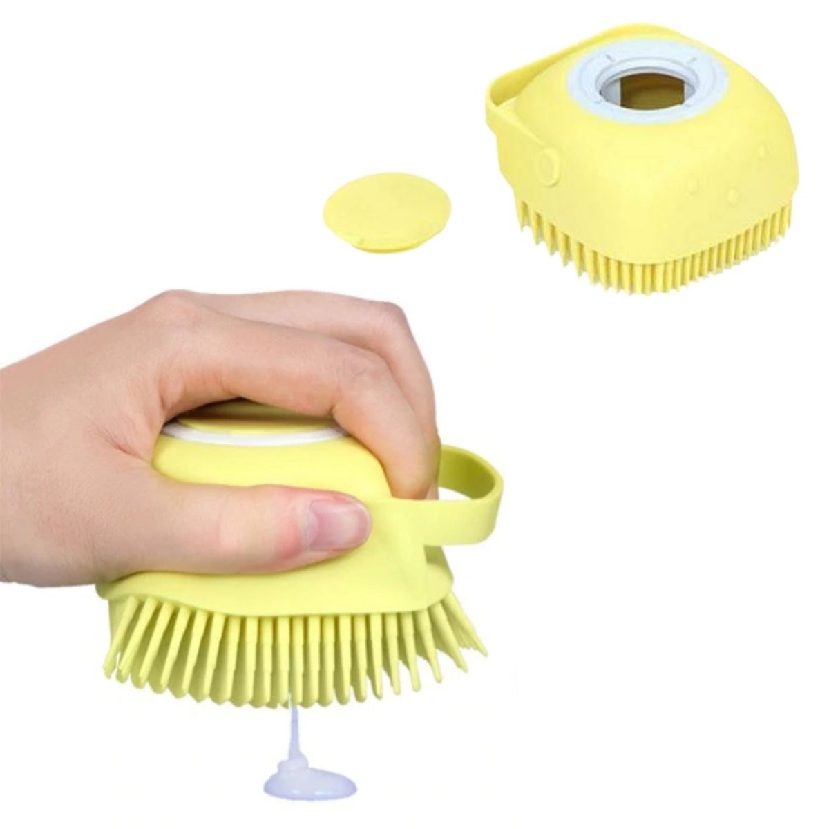 Yumuşak Silikon Malzemeli Esnek Jel Hazneli Masaj Fonksiyonl