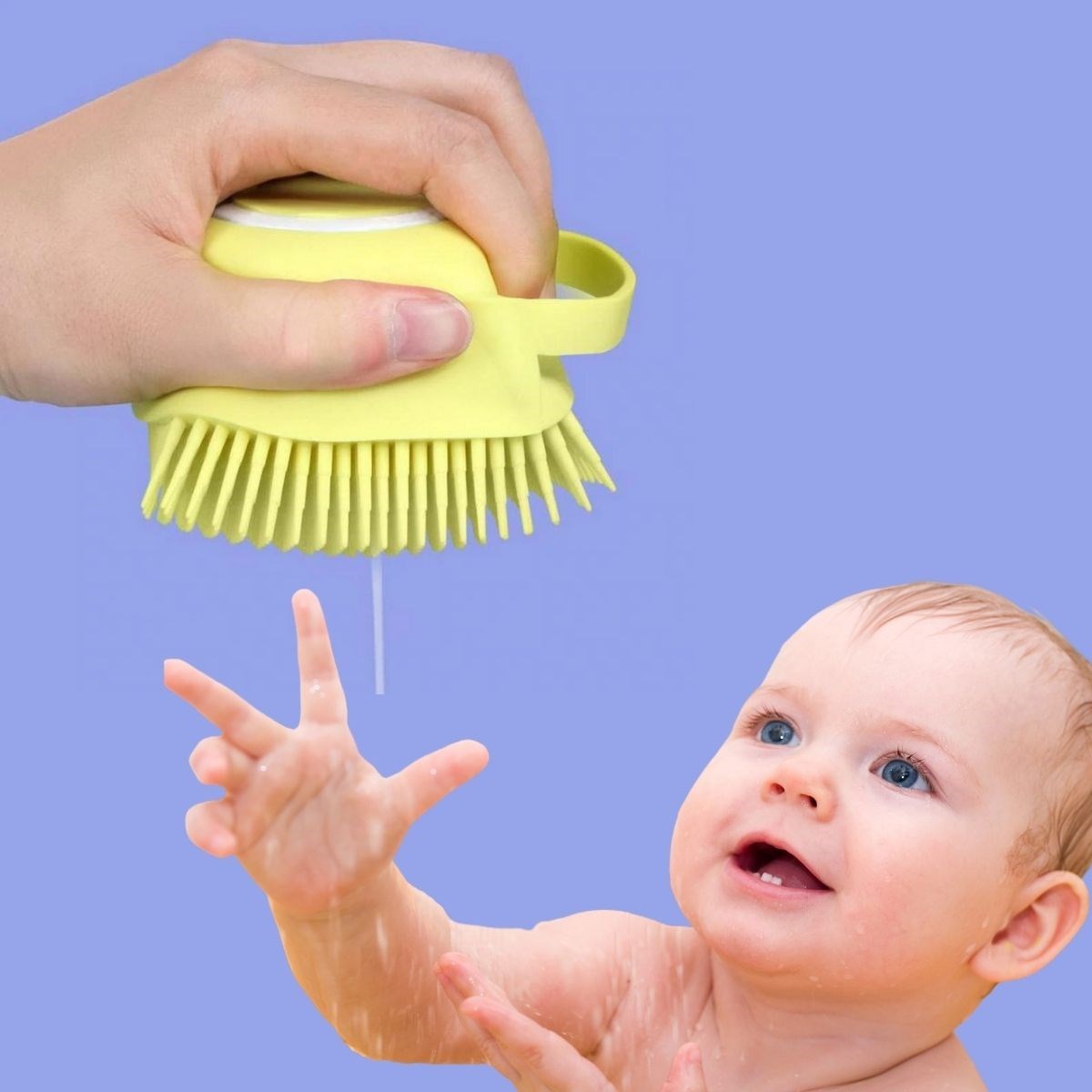 Yumuşak Silikon Malzemeli Esnek Jel Hazneli Masaj Fonksiyonlu Etkili Banyo Duş Kese Lifi (5563) #2