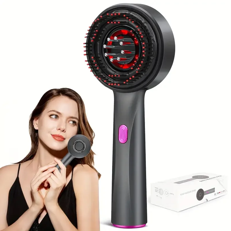 Çok Fonksiyonlu Elektrikli Saç Derisi Masaj Fırçası (5563) #2