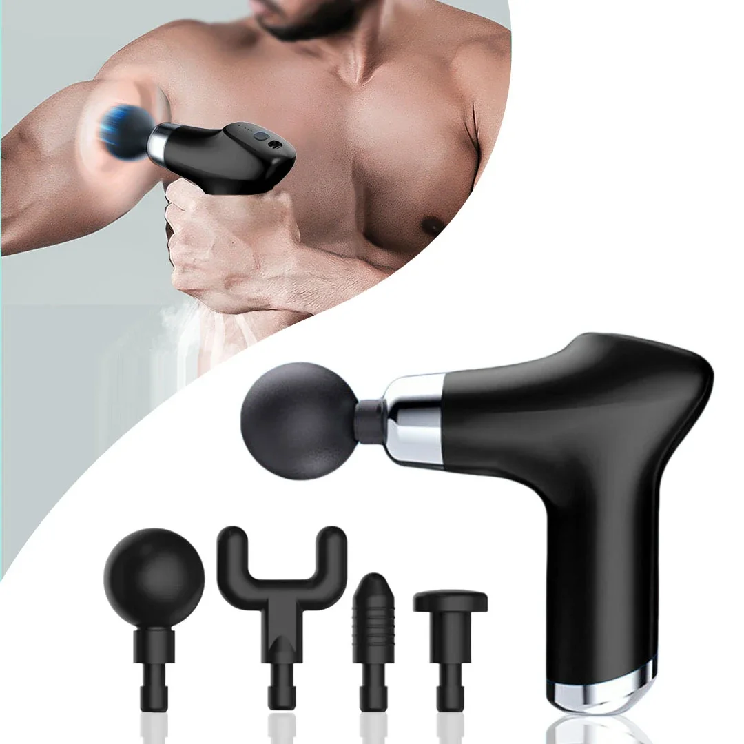 Şarj Edilebilir Küçük Yüz Tabancası Derin Doku Masaj Aleti -